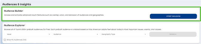 Tunnl Audience Builder