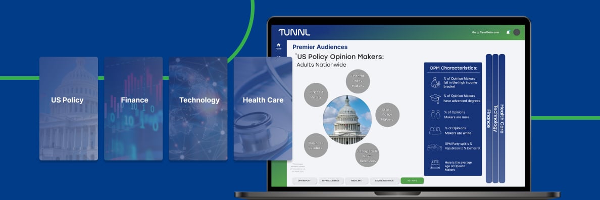 Introducing Tunnl’s Premier Audience Suite: Reach the Nation’s Top Opinion Makers